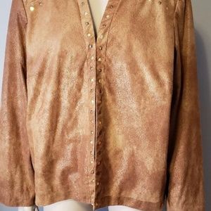 Brown Riveted Jacket
